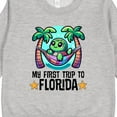 thumbnail image 3 of Inktastic First Trip to Florida Funny Beach Toddler Sweatshirt, 3 of 4