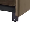 thumbnail image 6 of Convertible Sofa Bed with Adjustable Backrest, Pull-Out Sleeper Sofa with 2 Side Coffee Tables and 2 Lumbar Pillows, Small Loveseat Sofa with Solid Wood Frame for Living Room, Bedroom, 6 of 7