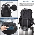 thumbnail image 6 of COLINS KEIRS 16 Inch Laptop Backpack for Men, Drawstring, Waterproof, Large 30 L Backpack  for Travel, Work, College or Daily Use, Black, 6 of 9