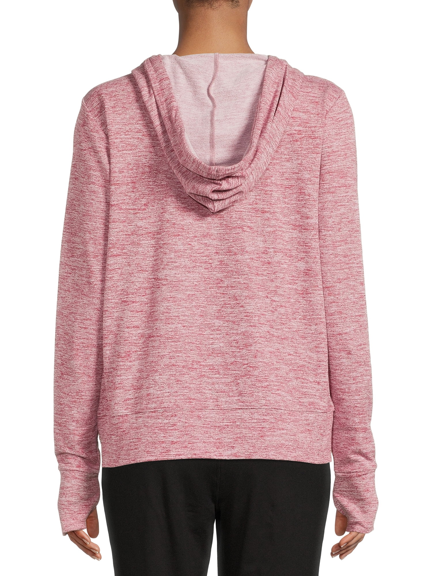 Athletic Works Women's Super Soft Lightweight Zip Up Hoodie Jacket