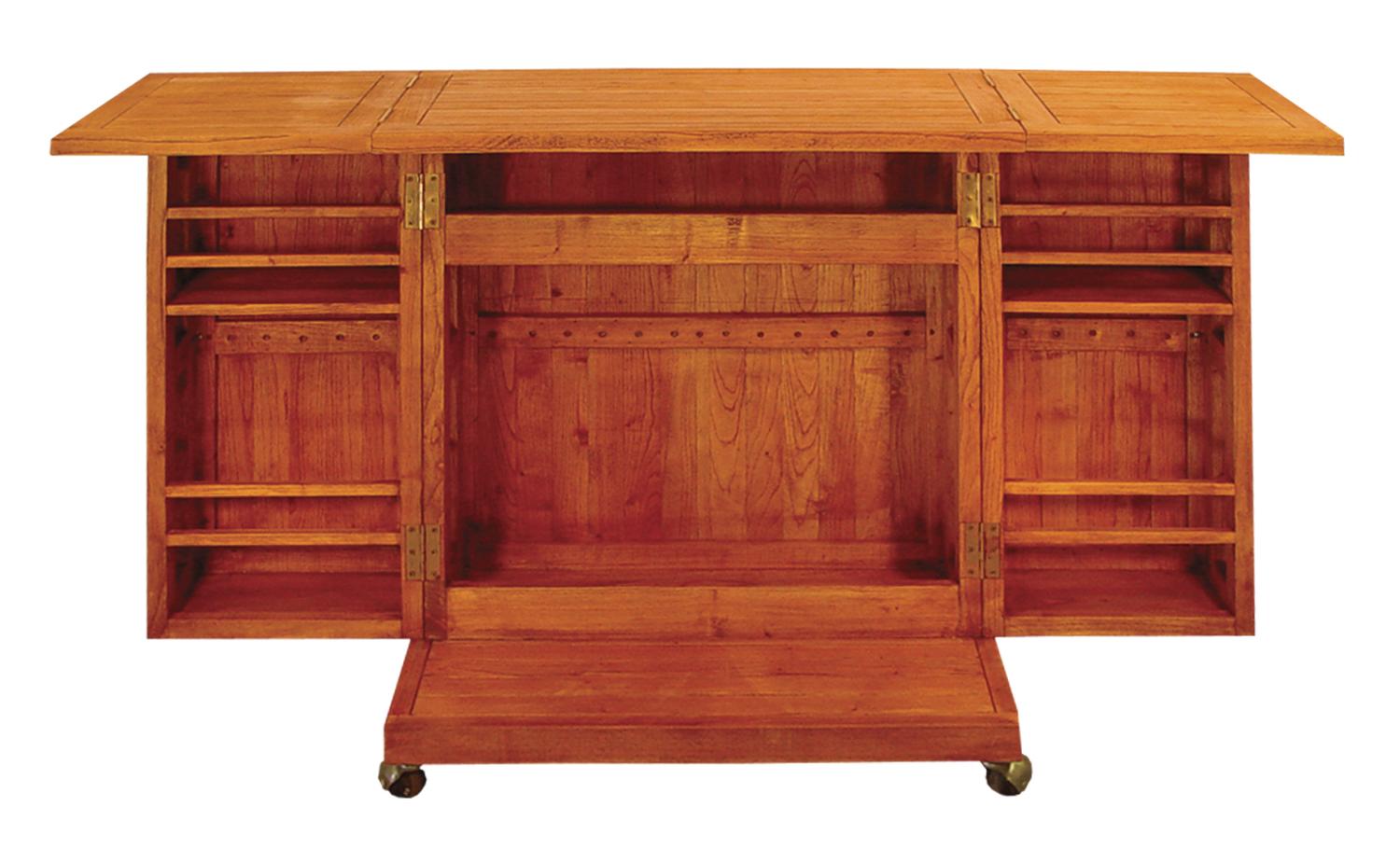 Nyatoh Hardwood Folding Patio MiniBar