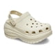 thumbnail image 3 of Zapatos clásicos Mega Crush Clog para mujer, zapatos de plataforma Eva gruesos, suela gruesa, sandalias sin cordones, hueso blanco 39-40, 3 of 3