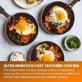 thumbnail image 3 of Gotham Steel 5.5" Cast Textured Nonstick Aluminum Fry Pan with Stay-Cool Rubber Handle, 3 of 6