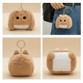 thumbnail image 5 of LeeCHee Cute Cat Plush Keychain Toy - 5 inch Stuffed Animal Bag Charm Decor, Portable Handbag Car Backpack Accessory (PP Cotton Filling), 5 of 6