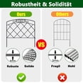 thumbnail image 2 of Thealyn Decorative Garden Fence 24 in (H) x 10 ft (L) Rustproof Metal Fence Border,Fence for Dogs,No Dig Fence,Fencing for Yard Patio Animal Barrier Flower Bed, 2 of 9