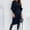 Black, variant on Dadaria Fall Wedding Guest Dresses Midi for Women Fashion Women's Casual Long Sleeve Solid Ladies Retro Draw Back Buttocks Dress Wine XXL,Women