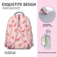 thumbnail image 4 of Watermelon Aesthetic Students Backpack Fun Summer Fruit Pattern School Bag with Cute Tropical Watermelons and Fresh Print, 4 of 6