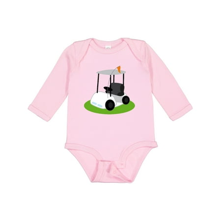 

Inktastic Golf Cart Golfing Gift Baby Boy or Baby Girl Long Sleeve Bodysuit