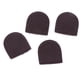 thumbnail image 1 of 4 Piezas de Bricolaje de material cuero Accesorios de Cremallera Tapón de Cremallera Tapones Inferiores Café profundo, 1 of 7