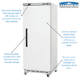 Arctic Air AWR25 White Single Door Reach in Commercial Refrigerator