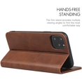 thumbnail image 4 of for iPhone 11 Pro Max 2019 Wallet Case,Premium PU Leather Flip Folio Case with Card Slot,Stand Holder and Magnetic Closure TPU Shockproof Interior Case for Apple iPhone 11 Pro Max 6.5",Brown, 4 of 16