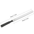 Riqueza 7" Stainless Steel Nail File, 4 Sides Textured Grooves, Ideal