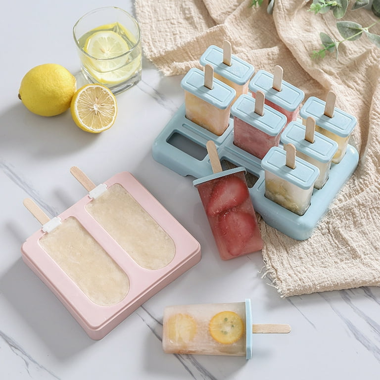 Anvazise Ice Cream Mold Food Grade Non stick PVC Ice Pop Maker for