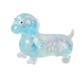 thumbnail image 1 of Juguete antiestrés con forma de perro salchicha, diseño brillante, juguete sensorial, material suave, regalo novedoso, Azul, 1 of 9