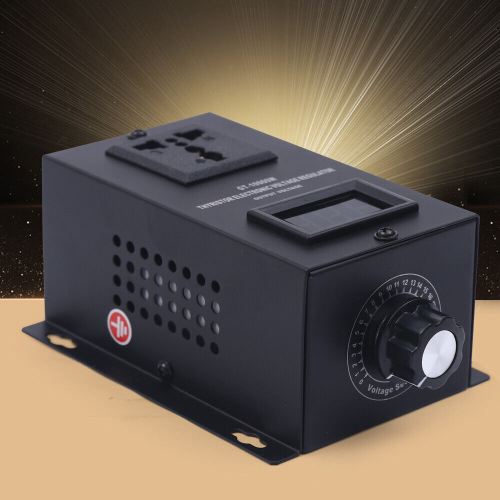 MONIPA 110V SCR Electronic Voltage Regulator Speed Temperature Adjust Controller 10000W