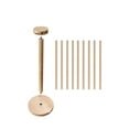 thumbnail image 1 of Hearth & Gear Pasta Drying Rack Wooden Foldable Pasta Dryer Rack Stand Easy Storage & Quick Up Spaghetti Stand Hanger With 9 Suspension Rods For Kitchen Counter Foldable Bathroom Cover Wall Mounted, 1 of 7
