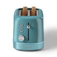 thumbnail image 1 of Starfrit Grille-Pain 2 Tranches, 2 Fentes Extra Larges, 7 Réglages de Brunissement, Fonctions Décongeler, Réchauffer & Annuler, 750W, Bleu Sarcelle, 1 of 5