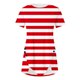 thumbnail image 4 of Blusas de Manga Corta para las Mujeres Botón Impreso Cuello Redondo Top Casual, Blusas para las Mujeres Casual, 4 of 5