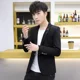 thumbnail image 3 of Trajes y blazers de gran tamaño para hombre, abrigos negros de talla grande, chaquetas de fiesta para hombre, ropa clásica de primavera de alta calidad, estilo coreano, 3 of 5