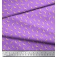 thumbnail image 3 of Soimoi Purple Cotton Duck Fabric Moustache Paisley Fabric Prints By Yard 58 Inch Wide, 3 of 3