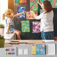thumbnail image 1 of Kit de arte de pintura veteada al agua para todas las edades, 6/12 colores, 1 of 5