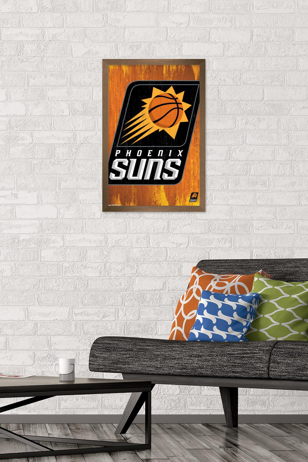 NBA Phoenix Suns - Logo 13 Wall Poster, 14.725" x 22.375", Framed
