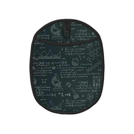 

Qekee Chemical Pattern Silicone Pot Holders Oven Mitts Heat Resistant Hot Pads Non Slip Pot Holder Towel Cloth Interior Lining
