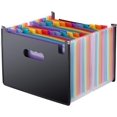 thumbnail image 1 of Format A4 et Lettre Compatibles, Organisateur de Documents Portable pour la Maison, le Bureau, l'École et les Affaires, Chemise à Soufflet Extensible à Construction Robuste pour une Utilisation à Long Terme, 1 of 6