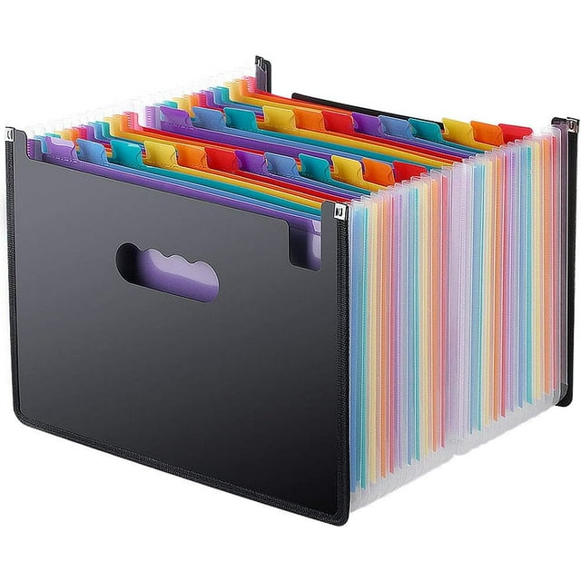 Format A4 et Lettre Compatibles, Organisateur de Documents Portable pour la Maison, le Bureau, l'École et les Affaires, Chemise à Soufflet Extensible à Construction Robuste pour une Utilisation à Long Terme