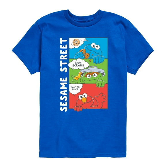 Sesame Street - Want To Play? - Toddler and Youth Short Sleeve Graphic T-Shirt