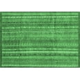 thumbnail image 1 of Ahgly Company Indoor Rectangle Abstract Emerald Green Modern Area Rugs, 2' x 5', 1 of 4