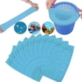 thumbnail image 3 of Pool Skimmer Socks Fine Mesh Pool Skimming Basket Filter Reusable Elastic Pool Filter Sock Pool Debris Capture Skimmer for Above Ground Inground Pool-30PCS, 3 of 8
