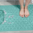 thumbnail image 6 of Vfedsrsge Bath Mat for Tub Mildew Resistant,Bathroom Rug Rubber Backing Non-slip Can Massage or Scrub The Soles of The Feet Bathroom Floor Mat Shower Rug in Front of The Bathtub,Green, 6 of 9
