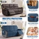 thumbnail image 5 of Funda impermeable para sofá reclinable TAOCOCO de 3 plazas, color azul, 5 of 8