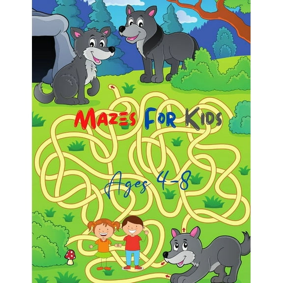 Mazes for kids ages 4-8: Easy activity mazes book