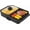 Black, variant on Hot Pot with Grill, Non-Stick Electric Hot Pot, 2in1 Electric Hot Pot and Frying Pan with Temperature Control, Portable Multifunctional Korean BBQ Grill ()