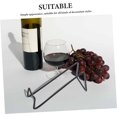 thumbnail image 4 of Soporte Metálico para Botellas de Vino Individual Diseño Moderno Geométrico Acabado Espejo Elegante Base Independiente para Cocina y Barra Almacenamiento Accesible, 4 of 4