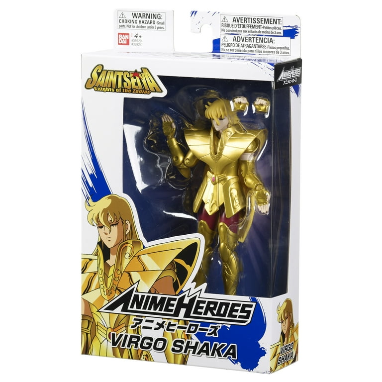 Anime Heroes Saint Seiya Knights of the Zodiac Virgo Action Figure Set, 3  Pieces 