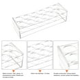 thumbnail image 3 of Uxcell 12-Well Acrylic 40mm Hole Diameter Test Tube Rack Holder Clear, 3 of 5