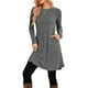 thumbnail image 3 of Vestidos tipo suéter para mujer, de invierno, de manga larga, casuales, con botones, 3 of 5