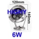 thumbnail image 3 of Luz LED subacuática IP68, 3 W, 6 W, 9 W, 12 W, 18 W, 24 W, 36 W, RGB, para exteriores, jardín, piscina, fiesta, paisaje, CC de 12 V y 24 V, 3 of 5