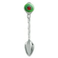 thumbnail image 1 of Red Ladybug on Green Leaf Ladybird Novelty Collectible Demitasse Tea Coffee Spoon, 1 of 3