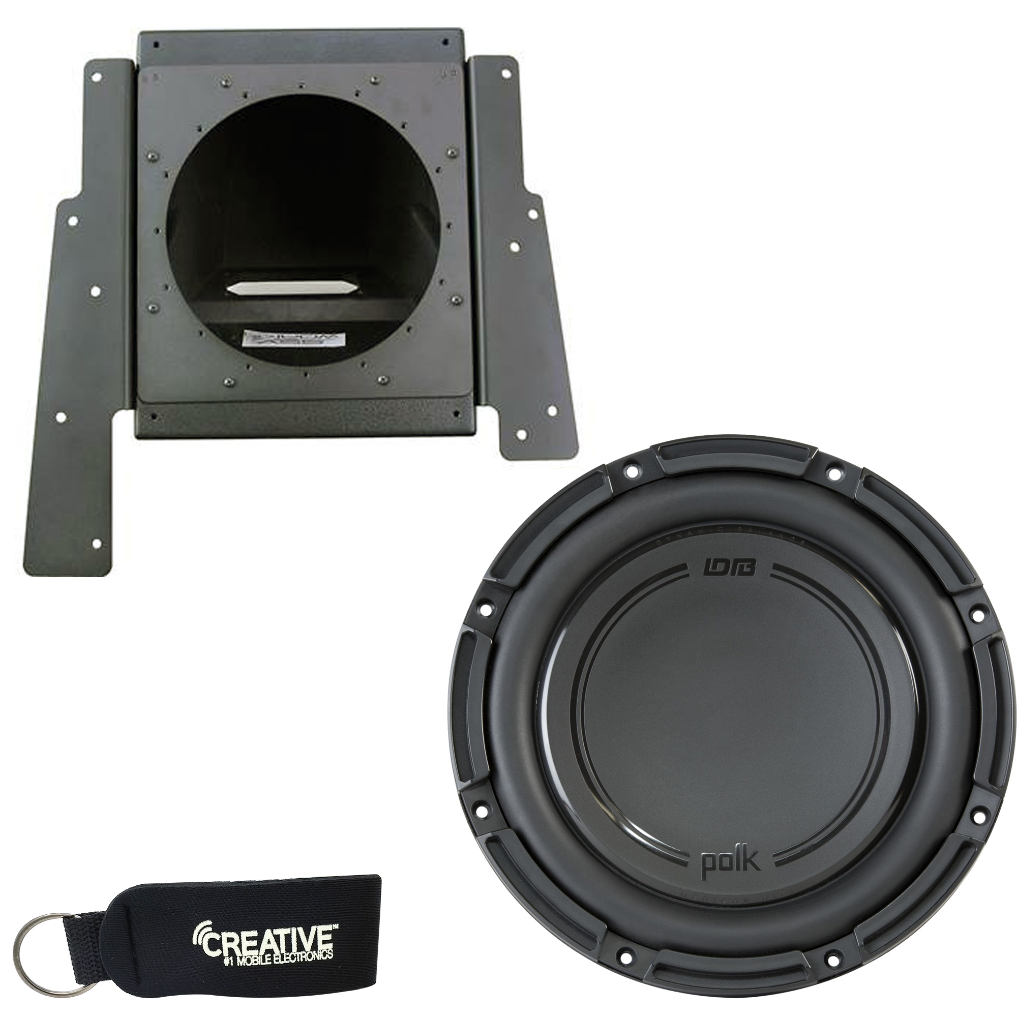 SSV Works SSBS10U 10" Subwoofer Enclosure for Behind Drivers or