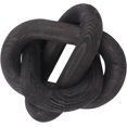 thumbnail image 2 of Chain Link Decor, Safe 3 Link Wood Link Ornament for Living Room (Black), 2 of 8