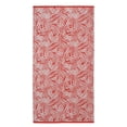 thumbnail image 2 of Mainstays Oversized Cotton Blend Blend Beach Towel, 36 x 72 in, Red Palm, 2 of 5