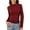 Red, variant on Airmenty Women's Long Sleeve Ribbed Knit Top CasualBoat Neck Tunic Sweaters Basic Tees for Going Out Layering Spring