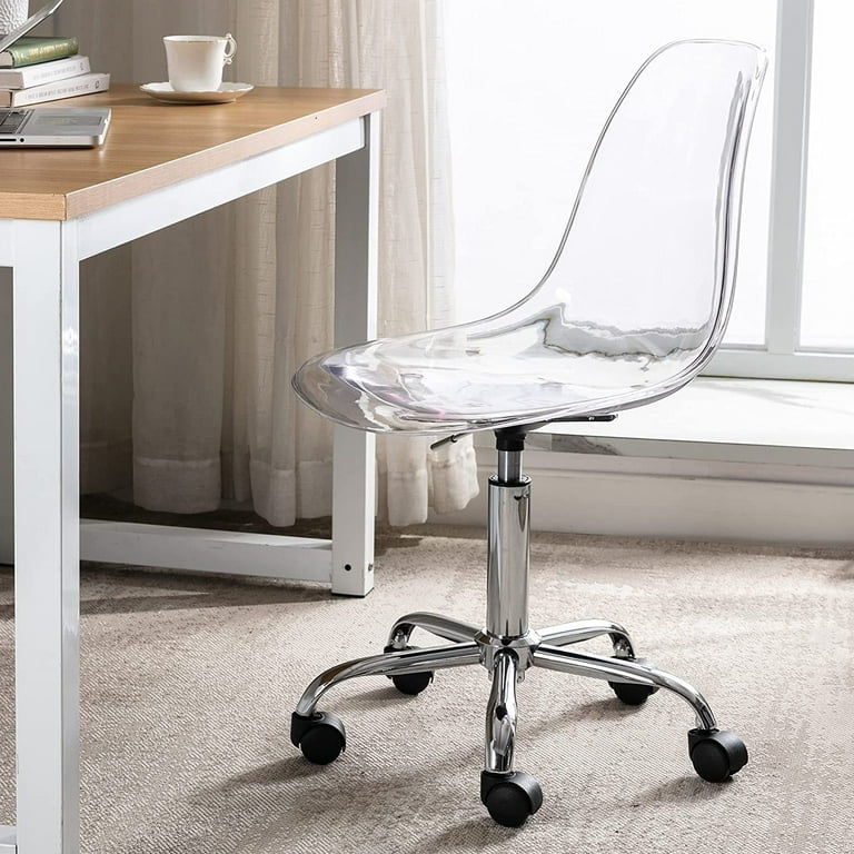 Lucite swivel chair discount