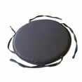 thumbnail image 2 of LHWEN Round Patio Seat Cushion Pads for Outdoor Garden Chair Kitchen Dining Bar Soft Polyester Fiber with Tie-On Straps Comfortable 38cm Diameter Multiple Colors Ideal for Indoor Outdoor Use Easy Care, 2 of 3
