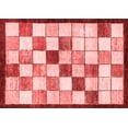 thumbnail image 1 of Ahgly Company Machine Washable Indoor Rectangle Abstract Red Modern Area Rugs, 2' x 3', 1 of 4