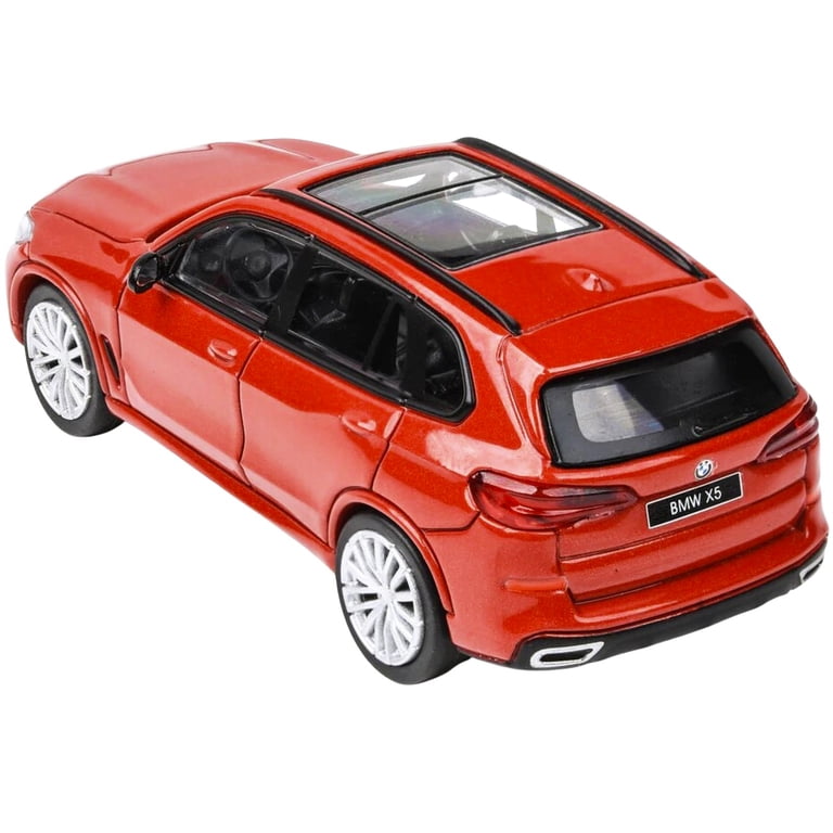 BMW X5 with Sunroof Toronto Red Metallic 1/64 Diecast Model Car by